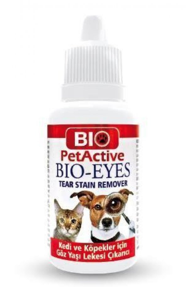 Bio Petactive Eyes Kedi Ve Köpek İçin Gözyaşı Leke Çıkarıcı 50Ml
