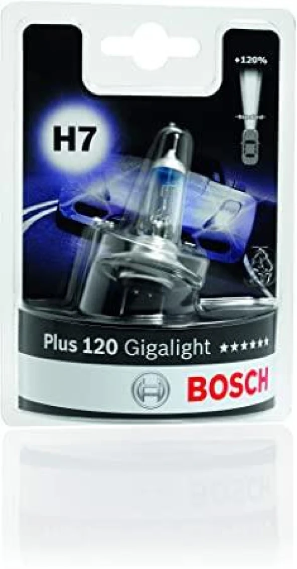 BOSCH H7 GİGALİGHT PLUS 120 AMPUL 2 ADET SET