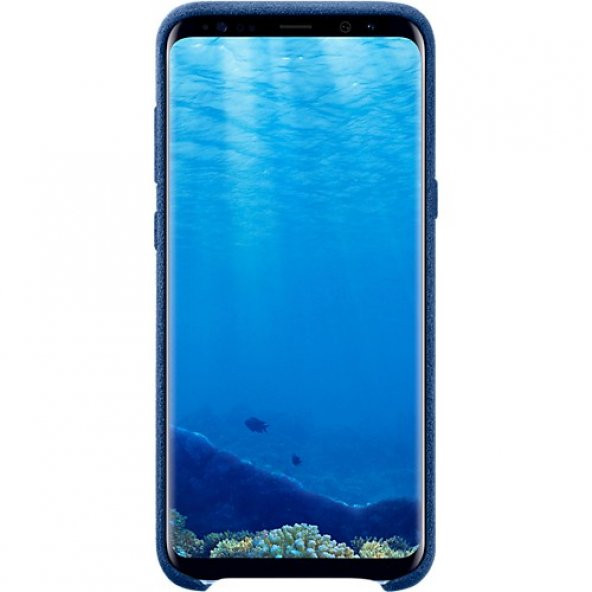 Samsung Galaxy S8 Plus Alcantara Kılıf Lacivert - EF-XG955ALEGWW - 2
