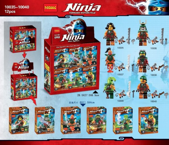 10035-10040 NINJA LEGO