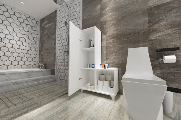 Kenzlife banyo dolabı gale byz mutfak ofis kiler kitaplık ayakkabılık