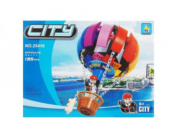 BRC CITY Lego Seti Uçan Balon 25416