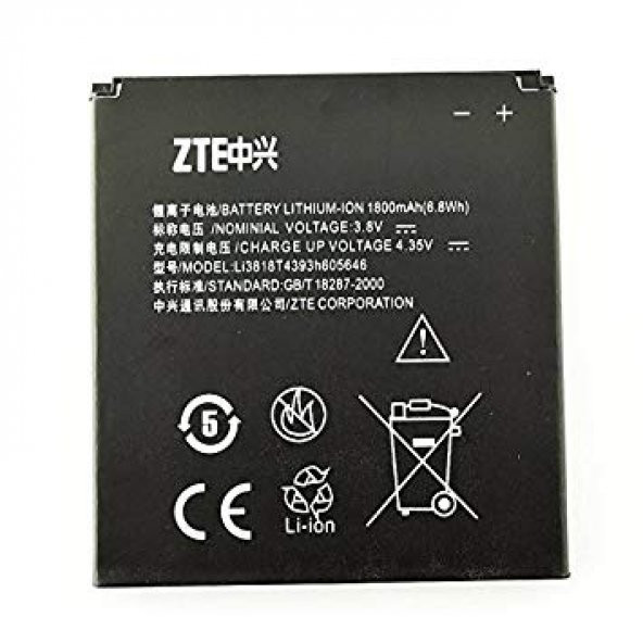 ZTE V818, U818, N900, N909 Li3818T43P3H605646  Batarya Pil