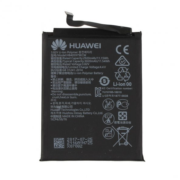 Huawei Y6 Pro 2017 HB405979ECW Batarya Pil ve Tamir Seti