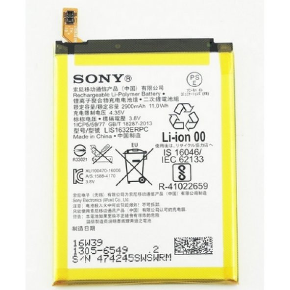 Sony Xperia L1 / Xperia X LIS1621ERPC Batarya Pil ve Tamir Seti