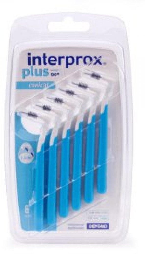 Interprox Plus Conical 1.3mm Arayüz Fırçası 6 Adet MAVİ - 1