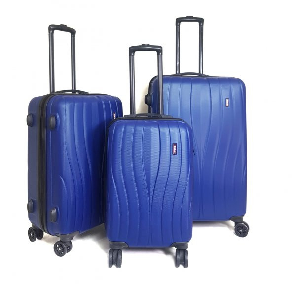 Poli Karbon Set 3 boy  Valiz Seti Bavul Çanta Tekerlekli
