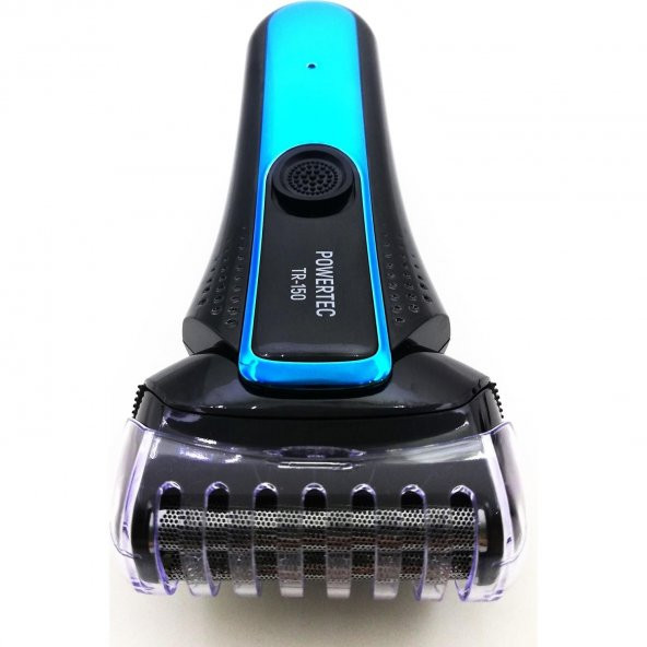 Powertec TR150 Sakal Traş Makinesi Şarjlı Sıfır Tıraş-Günlük Tıraş ve  Kullanım-Sıfır Kesim Jilet - 10