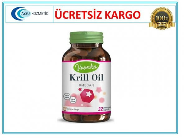 Voonka Krill Oil Omega 3 32 Kapsül