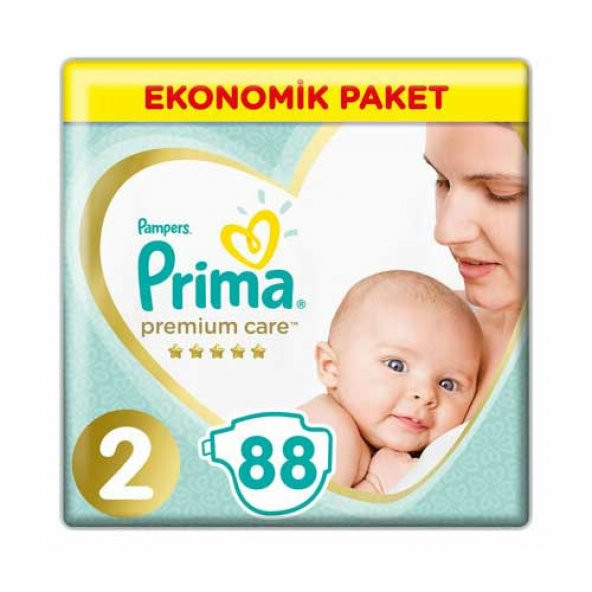 Prima Premium Care Bebek Bezi 2 Beden 88 Adet