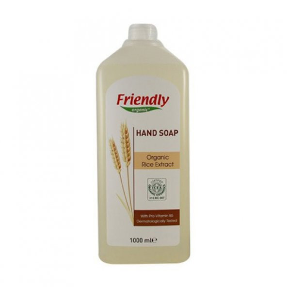 Friendly Organic Sıvı El Sabunu Pirinç 1 L