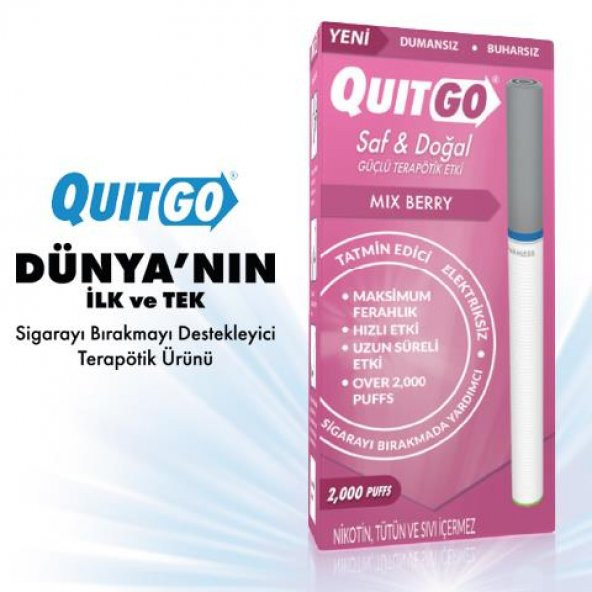 Quit Go Mix Berry Sigara Bırkaya Yardımcı Ürün