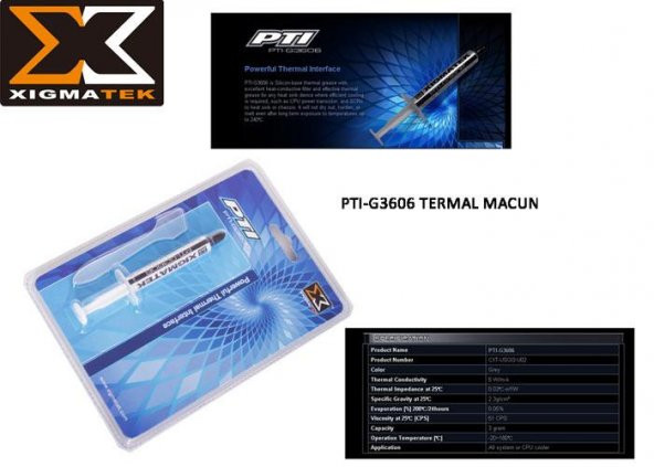 Xigmatek PTI-G3606 Termal Macun - 3