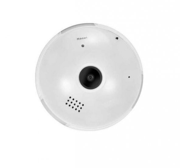 Akıllı Ampul Kamera 360 DERECE + HD Gece Görüşlü + Kablosuz Güvenlik WiFi Kamerası Bebek Kamera - 11