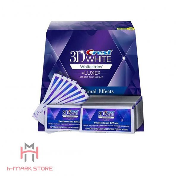 CREST 3D WHITE PROFESSIONAL LUXE Diş Bantları (1 Kutu - 40 Bant) - 2
