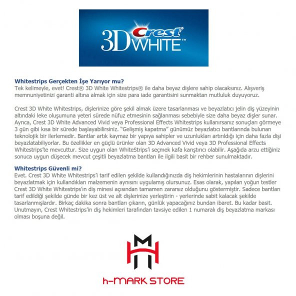 CREST 3D WHITE PROFESSIONAL LUXE Diş Bantları (1 Kutu - 40 Bant) - 8