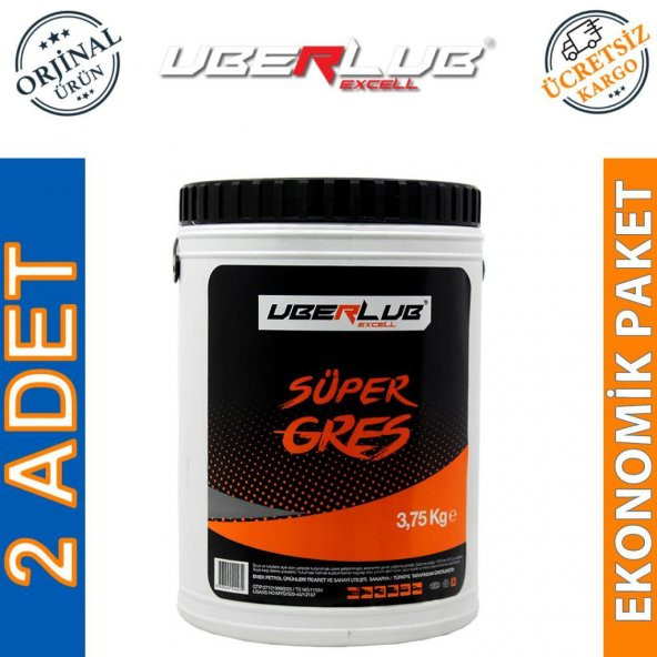 Uberlub Excell Süper Gres 3,75 Kg (2 Adet)
