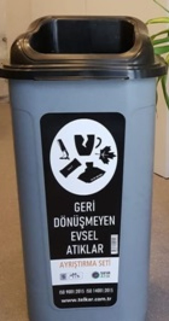 Sıfır Atık Projesi Evsel Atık Kutusu 70 Lt Ücretsiz Kargo