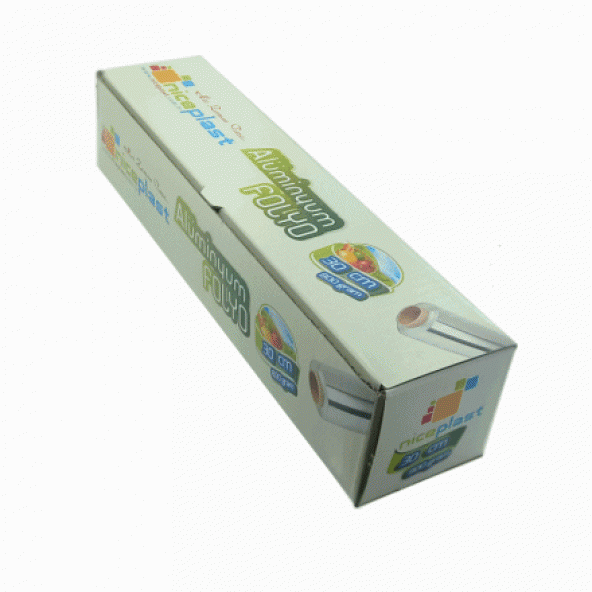 Niceplast Alüminyum Folyo 30 cm 800 gr Kutulu