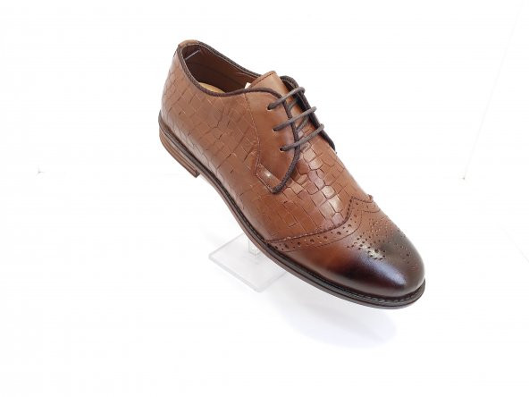 New Prato Erkek Ayakkabı 101-B Taba Antik Deri
