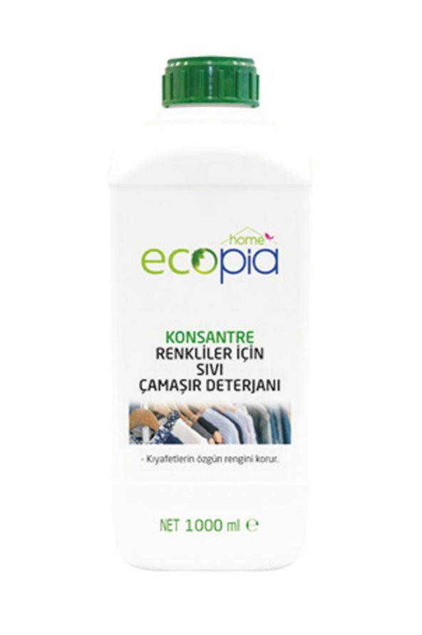Ecopia Konsantre Renkliler İçin 1000 ml Sıvı Çamaşır Deterjanı PH0020