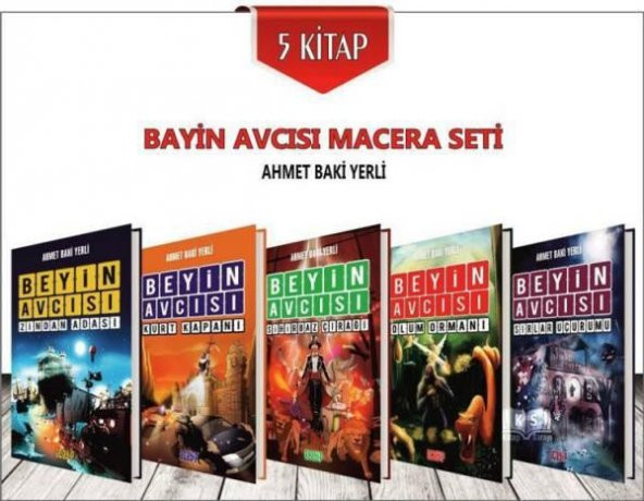 Beyin Avcısı Seti 5 Kitap Ahmet Baki Yerli Acayip Kitaplar