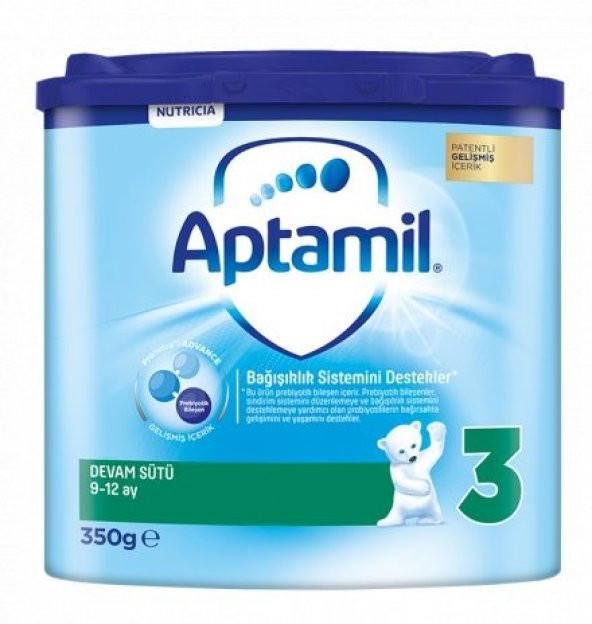 Aptamil 3 Devam Sütü 350 gr Akıllı Kutu skt:04/2022