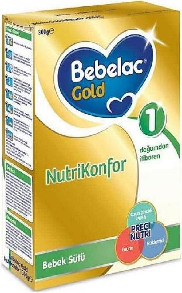 Bebelac Gold 1 Nutrikonfor Bebek Sütü 300 gr skt:01/2022