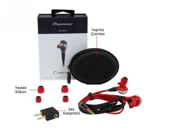 Pioneer SE-CX9 Kulakiçi Kablolu Kulaklık - 6