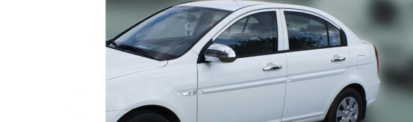 Spider Hyundai Accent Era(06-11)Mc Ayna Kapağı 2 Prç Abs Krom