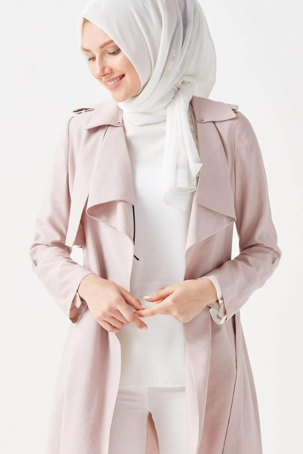 Tencel Trençkot - Pudra F6761