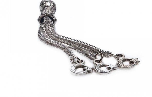 Alnis Atelier Ay Yıldız İmameli Gerçek Granat (Lal) Taşı Tesbih - 6