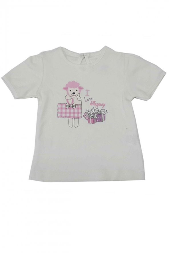 For My Baby  Shopping Kısa Kollu  Kız Çocuk Tişört