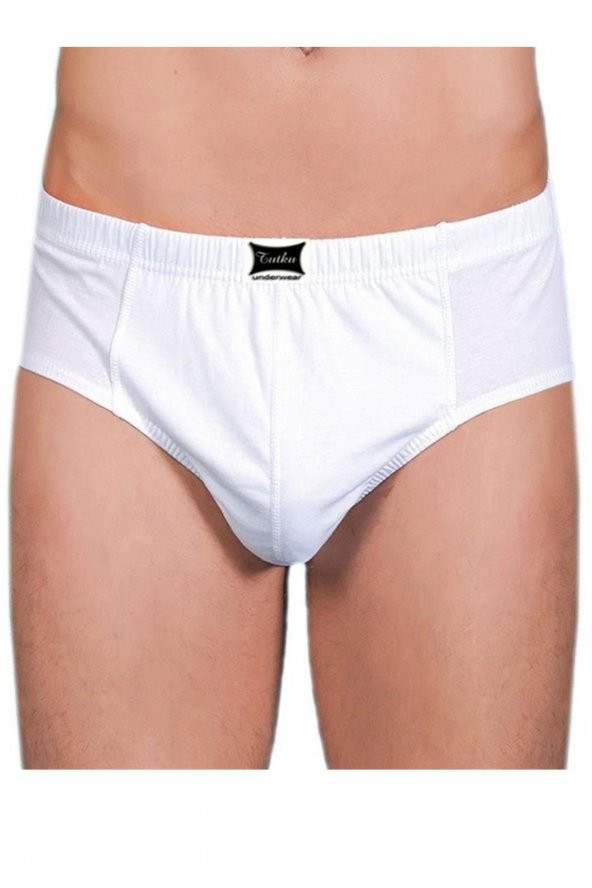 Tutku İç Giyim Pamuklu Erkek Slip Külot  Don 12 Li Paket - 1