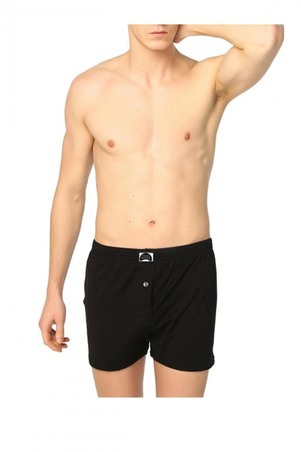 Gümüş İç Giyim Düğmeli Erkek Boxer 6 Lı Paket - 2