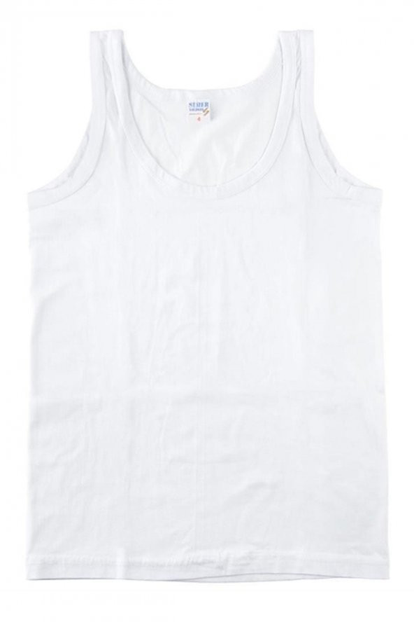 Seher Yıldızı Erkek Çocuk Pamuklu Penye Atlet 6 lı Paket - 4