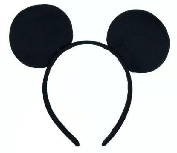 Mickey/Minnie Mouse Siyah Taç