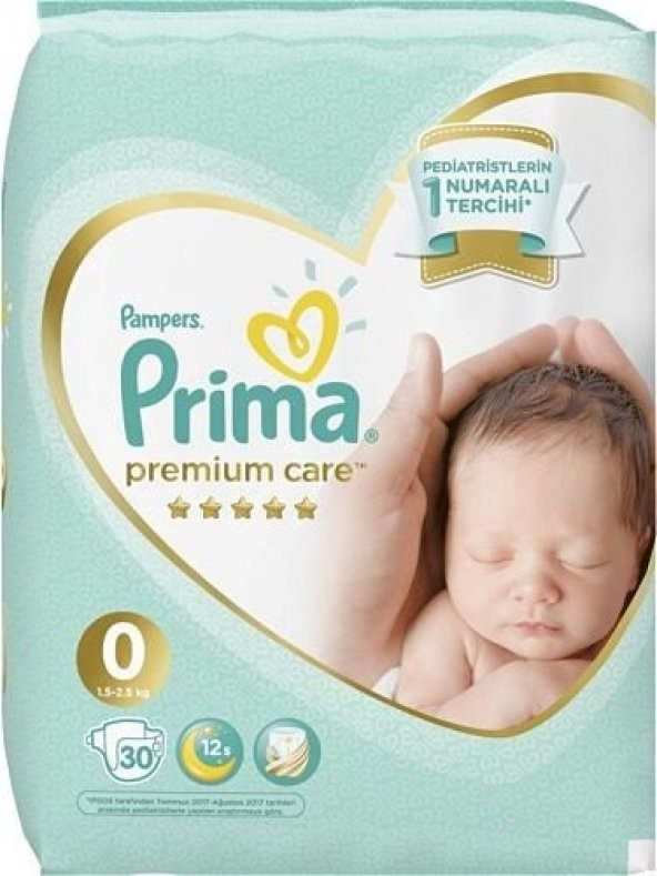 Prima Premium Care Prematüre 30 Adet Bebek Bezi