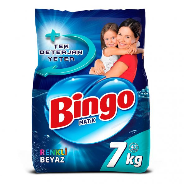 Bingo Renkli&Beyaz Toz Çamaşır Deterjanı 7 Kg - 2