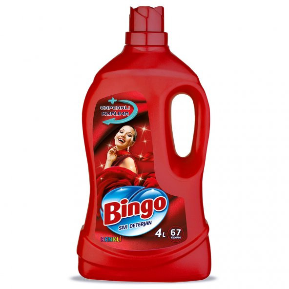 Bingo Renkli Sıvı Bakım Çamaşır Deterjanı 4 L - 2