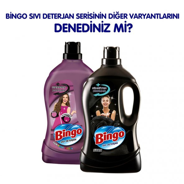 Bingo Renkli Sıvı Bakım Çamaşır Deterjanı 4 L - 7
