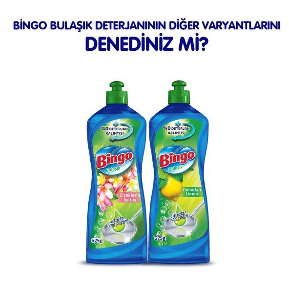 Bingo Elde Bulaşık Deterjanı Hassas Eller 675 gr - 5