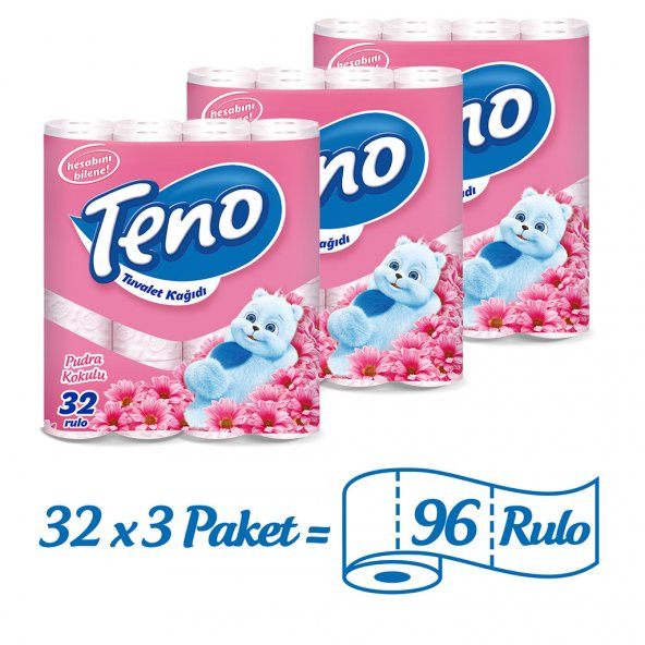 Teno Parfümlü Tuvalet Kağıdı 96 Rulo - 2