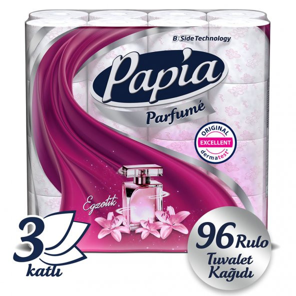 Papia Parfümlü Tuvalet Kağıdı Jumbo Paket 96 Rulo