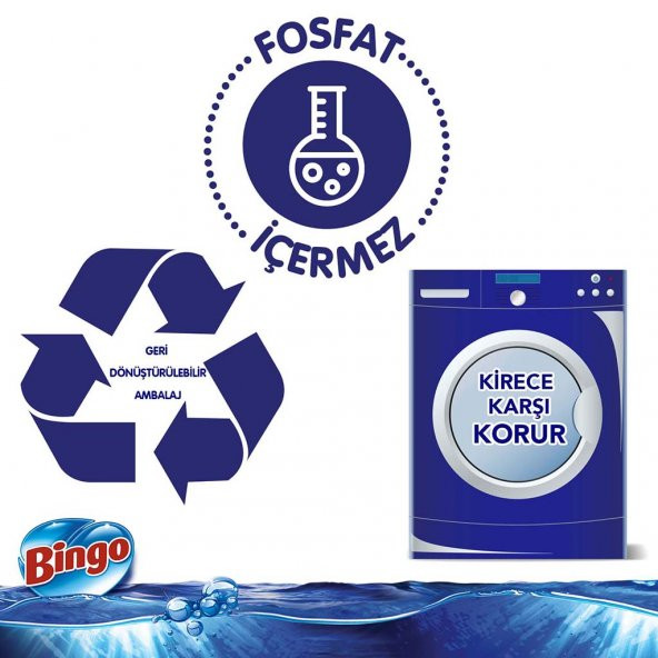 Bingo Matik Toz Çamaşır Deterjanı 4 kg Parfümsüz 4lü - 7