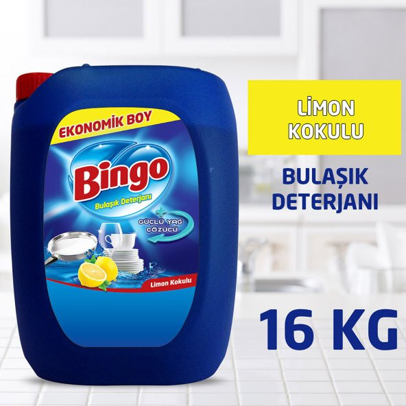 Bingo Bulaşık Sıvısı 4 kg Limon 4'lü