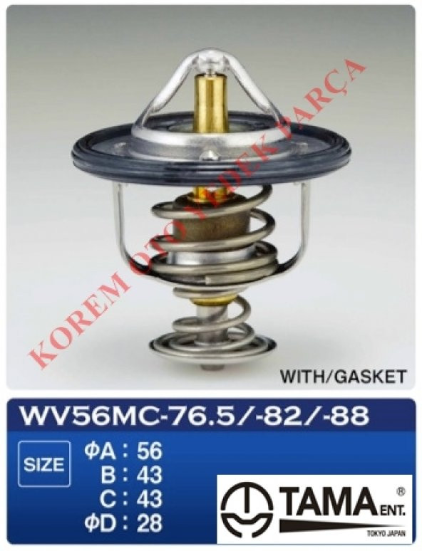 CARISMA-PROTON  1.8 4G93 - 1.6 4G92 95-> TERMOSTAT 82 DERECE - 1