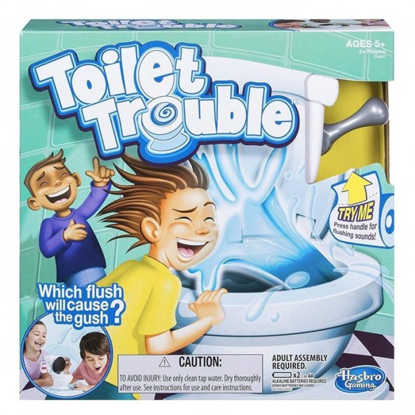 Hasbro Toilet Trouble C0447 Kutu Oyunu-3