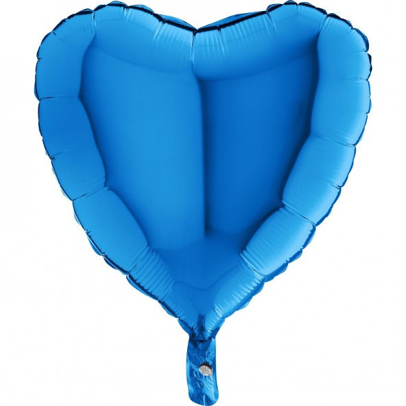 Mavi Kalp Grabo Folyo Balon 46 cm