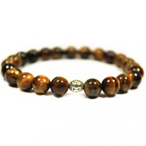 Alnis Atelier K.gözü,Oniks ve Hematit Doğal Taş Erkek Bileklik Kombin - 3